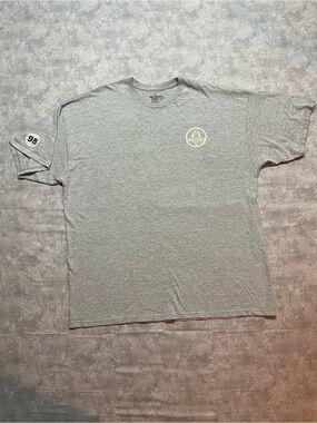 Ford Gray Short Sleeve Crewneck Tee with Chest Logo